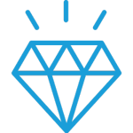 A diamond icon representing value (1)